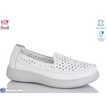 Мокасіни жіночі на літо (8 пар р.36-41) білий  "Gukkcr"