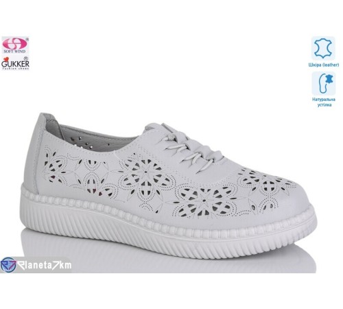 Туфлі жіночі на літо (8 пар р.36-41) сірий  "Gukkcr"