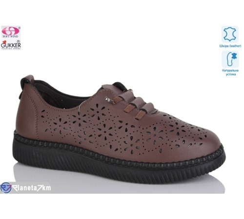 Туфлі жіночі на літо (8 пар р.36-41) коричневий  "Gukkcr"