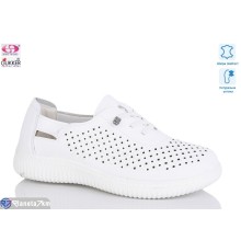 Туфлі жіночі на літо (8 пар р.36-41) білий  "Gukkcr"