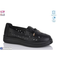 Туфлі жіночі на літо (8 пар р.36-41) чорний  "Gukkcr"