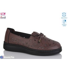 Туфлі жіночі на літо (8 пар р.36-41) коричневий  "Gukkcr"