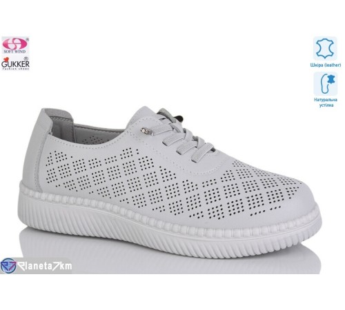 Туфлі жіночі на літо (8 пар р.36-41) сірий  "Gukkcr"