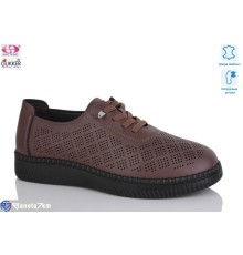 Туфлі жіночі на літо (8 пар р.36-41) коричневий  "Gukkcr"