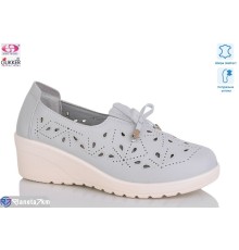 Туфлі жіночі на літо (8 пар р.36-41) сірий  "Gukkcr"