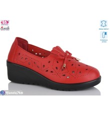 Туфлі жіночі на літо (8 пар р.36-41) червоний  "Gukkcr"