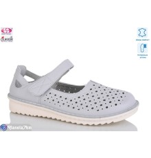 Туфлі жіночі на літо (8 пар р.36-41) сірий  "Gukkcr"