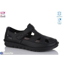 Туфлі жіночі на літо (8 пар р.36-41) чорний  "Gukkcr"