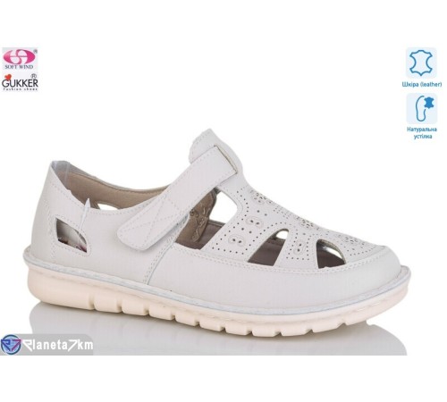 Туфлі жіночі на літо (8 пар р.36-41) бежевий  "Gukkcr"