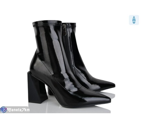 Черевики жіночі на весну/осінь (6 пар р.35-39) чорний  "MARADONA"