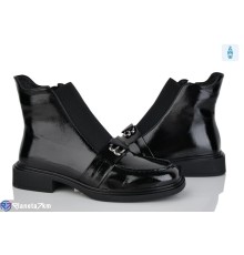 Черевики жіночі на весну/осінь (6 пар р.36-40) чорний  "MARADONA"