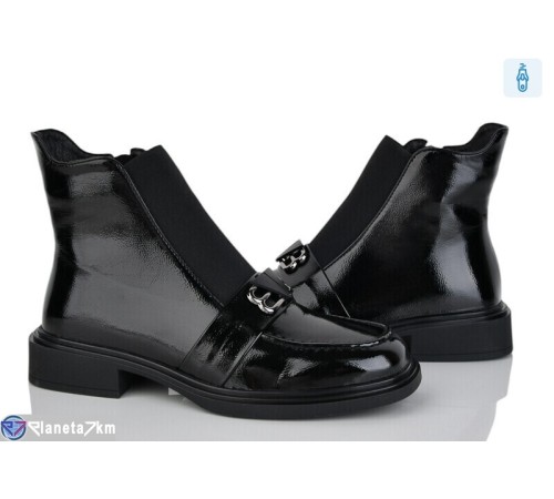 Черевики жіночі на весну/осінь (6 пар р.36-40) чорний  "MARADONA"