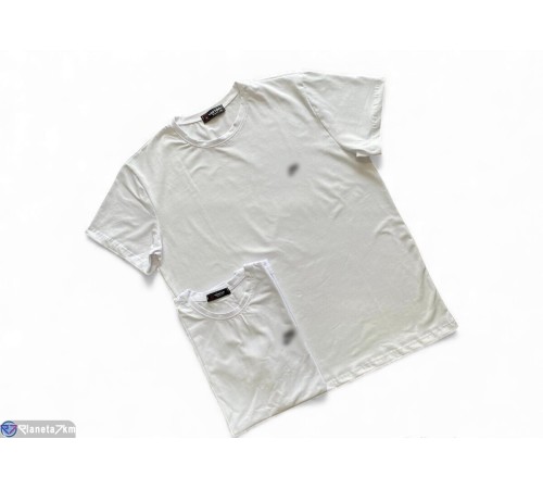 Футболка чоловіча на літо (5 шт. р.сетка 50-58) білий  "Peton"