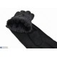 Рукавички жіночі на зиму (10 шт. р.сетка 6,5-8,5) чорний  "RUBIBAS"