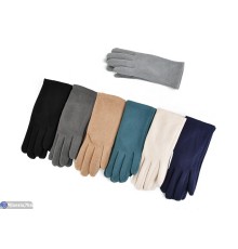 Рукавички жіночі на зиму (12 шт. р.сетка 6,5-8,5) мікс  "RUBIBAS"