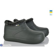 Калоші дитячі на весну/осінь (8 пар р.37-41) хакі  "LEO"