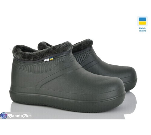 Калоші дитячі на весну/осінь (8 пар р.37-41) хакі  "LEO"