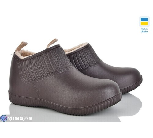 Калоші на зиму (8 пар р.37-41) коричневий  "LEO"