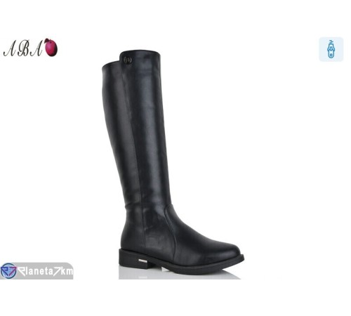 Чоботи жіночі на зиму (6 пар р.36-41) чорний  "Aba"