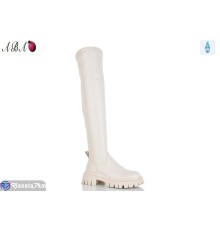 Ботфорти жіночі на зиму (6 пар р.36-40) бежевий  "Aba"