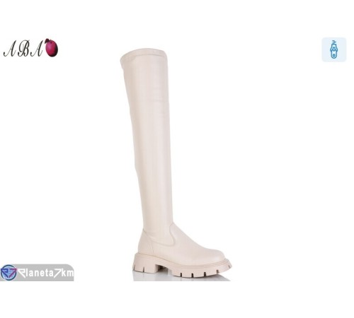 Ботфорти жіночі на зиму (6 пар р.36-40) бежевий  "Aba"