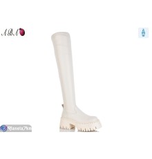 Ботфорти жіночі на зиму (6 пар р.36-40) бежевий  "Aba"