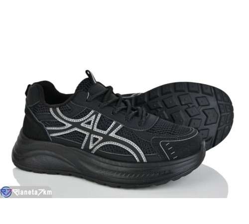 Кросівки жіночі на весну/осінь (8 пар р.36-41) чорний  "LOREDANA"