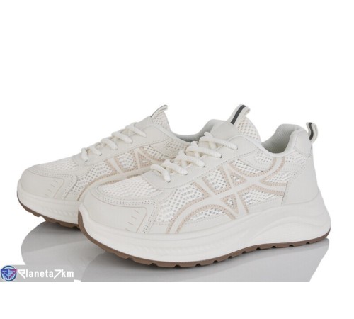 Кросівки жіночі на весну/осінь (8 пар р.36-41) бежевий  "LOREDANA"