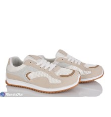 Кросівки жіночі на весну/осінь (8 пар р.36-41) бежевий  "LOREDANA"