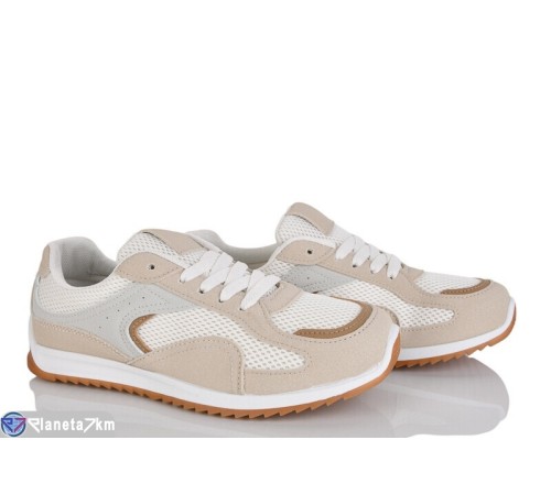 Кросівки жіночі на весну/осінь (8 пар р.36-41) бежевий  "LOREDANA"