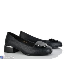 Туфлі жіночі на весну/осінь (6 пар р.36-40) чорний  "MARADONA"