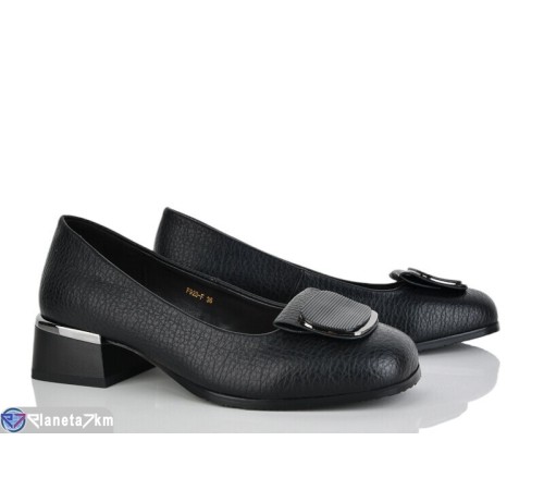 Туфлі жіночі на весну/осінь (6 пар р.36-40) чорний  "MARADONA"