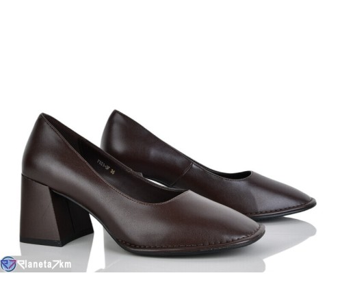 Туфлі жіночі на весну/осінь (6 пар р.36-40) коричневий  "MARADONA"