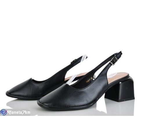 Туфлі жіночі на літо (6 пар р.36-40) чорний  "MARADONA"