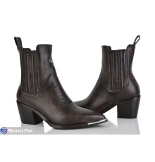 Черевики жіночі на весну/осінь (6 пар р.36-40) коричневий  "MARADONA"