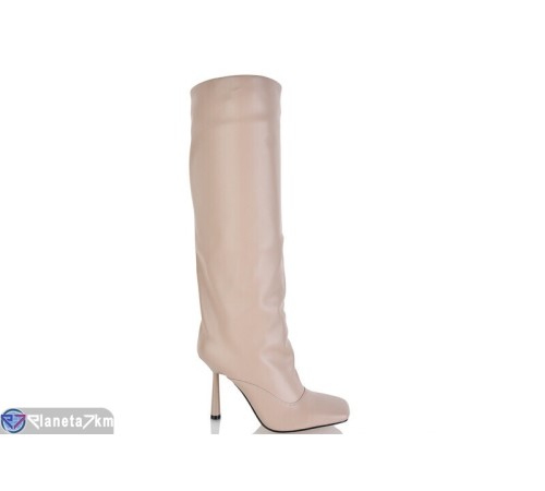 Чоботи жіночі на весну/осінь (6 пар р.36-40) бежевий  "TETRAST"