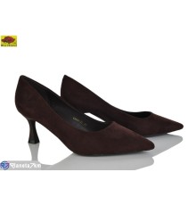 Туфлі жіночі на весну/осінь (6 пар р.36-40) коричневий  "Mei De Li"