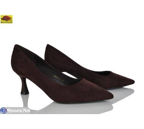 Туфлі жіночі на весну/осінь (6 пар р.36-40) коричневий  "Mei De Li"