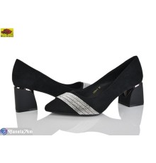 Туфлі жіночі на весну/осінь (6 пар р.36-40) чорний  "Mei De Li"