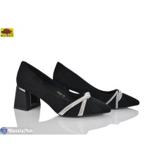 Туфлі жіночі на весну/осінь (6 пар р.36-40) чорний  "Mei De Li"