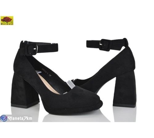 Туфлі жіночі на весну/осінь (6 пар р.36-40) чорний  "Mei De Li"