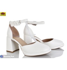 Туфлі жіночі на весну/осінь (6 пар р.36-40) білий  "Mei De Li"