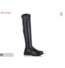 Ботфорти жіночі на зиму (6 пар р.36-41) чорний  "QQ&Панда"