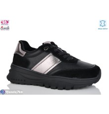 Кросівки жіночі на весну/осінь (8 пар р.36-40) чорний  "Gukkcr"