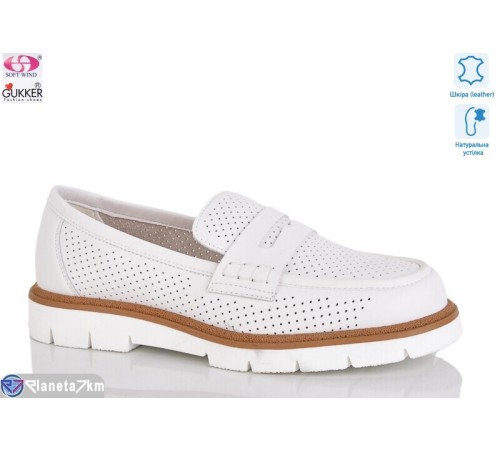 Туфлі жіночі на літо (8 пар р.36-40) білий  "Gukkcr"