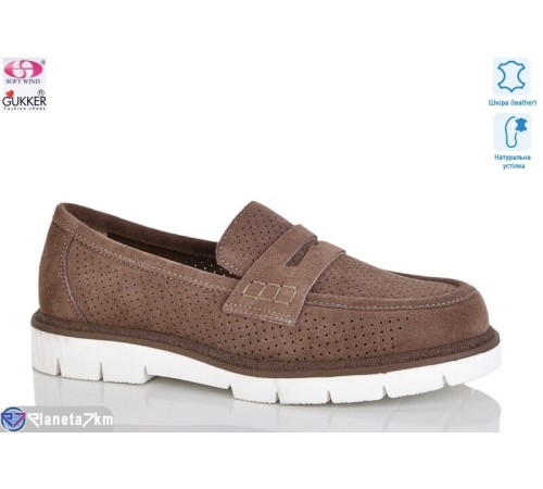 Туфлі жіночі на літо (8 пар р.36-40) коричневий  "Gukkcr"