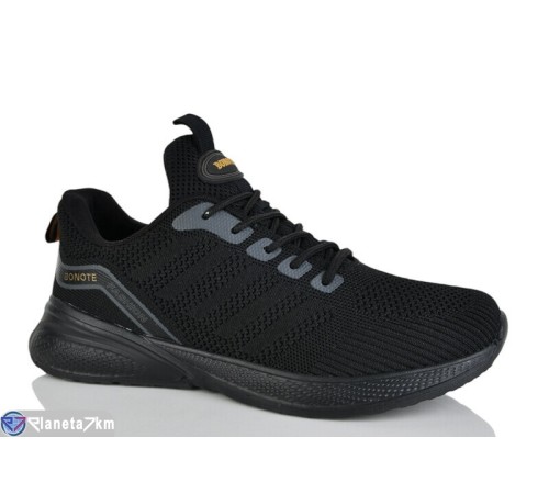 Кросівки чоловічі на весну/осінь (8 пар р.41-46) чорний  "Bocelli"