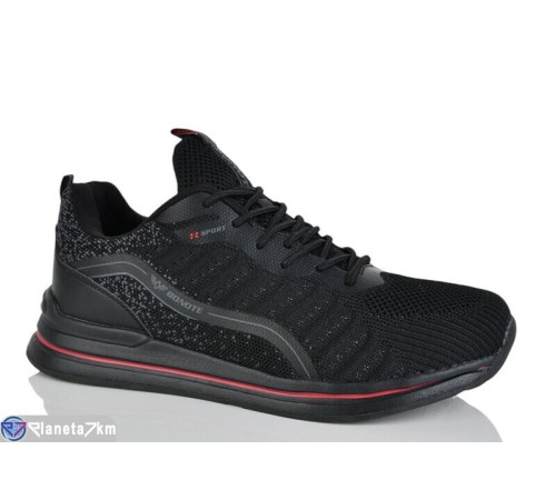 Кросівки чоловічі на весну/осінь (8 пар р.41-46) чорний  "Bocelli"