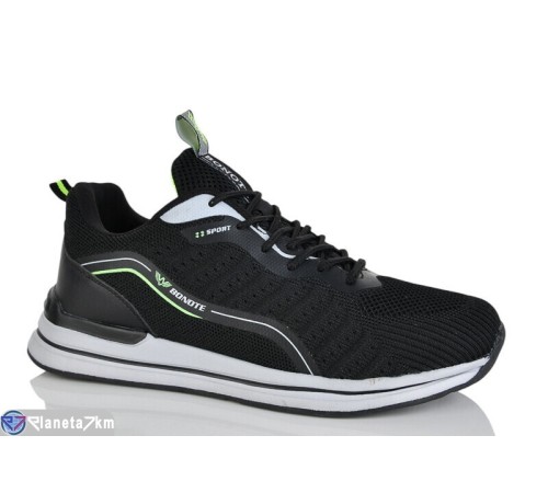 Кросівки чоловічі на весну/осінь (8 пар р.41-46) чорний  "Bocelli"