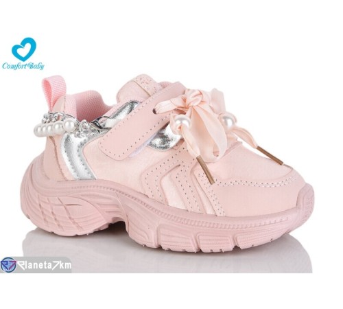 Дитячі кросівки на весну/осінь (7 пар р.21-25) рожевий  "Comfort-baby"